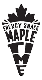ENERGY SNACK MAPLE TIME logo