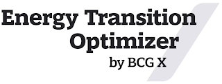 ENERGY TRANSITION OPTIMIZER BY BCG X logo