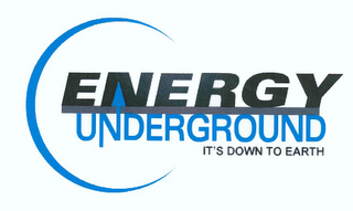 ENERGY UNDERGROUND IT'S DOWN TO EARTH logo