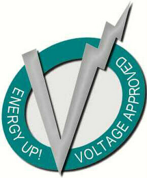 ENERGY UP! V VOLTAGE APPROVED logo