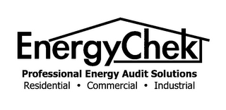 ENERGYCHEK PROFESSIONAL ENERGY AUDIT SOLUTIONS RESIDENTIAL COMMERCIAL INDUSTRIAL logo