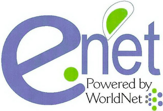 E.NET POWERED BY WORLDNET logo