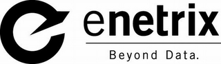 ENETRIX BEYOND DATA. logo