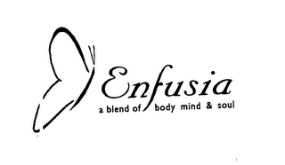 ENFUSIA A BLEND OF BODY MIND & SOUL logo