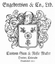 ENGEBRETSON & CO., LTD CUSTOM GUN & RIFLE MAKER DENVER, COLORADO ESTABLISHED 2013 logo
