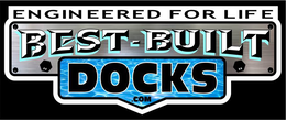 ENGINEERED FOR LIFE BEST - BUILT DOCKS.COM logo