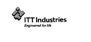 ENGINEERED FOR LIFE ITT INDUSTRIES logo