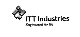 ENGINEERED FOR LIFE ITT INDUSTRIES logo
