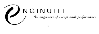 ENGINUTITI THE ENGINEERS OF EXCEPTIONAL PERFORMANCE logo