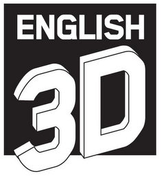 ENGLISH 3D logo