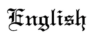 ENGLISH logo