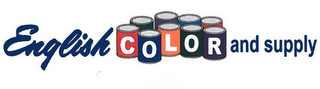 ENGLISH COLOR AND SUPPLY logo