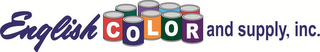 ENGLISH COLOR AND SUPPLY, INC. logo