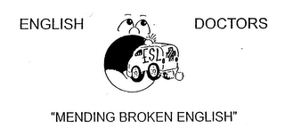 ENGLISH DOCTORS ESL "MENDING BROKEN ENGLISH" logo