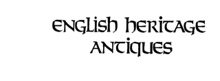 ENGLISH HERITAGE ANTIQUES logo