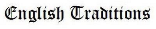 ENGLISH TRADITIONS logo