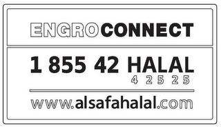 ENGROCONNECT 1 855 42 HALAL 4 2 5 2 5 WWW.ALSAFAHALAL.COM logo