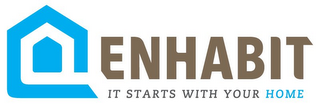 ENHABIT IT STARTS WITH YOUR HOME logo
