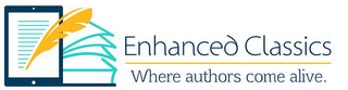 ENHANCED CLASSICS WHERE AUTHORS COME ALIVE. logo