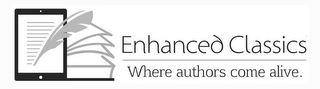 ENHANCED CLASSICS WHERE AUTHORS COME ALIVE. logo