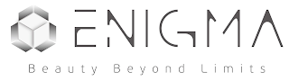 ENIGMA BEAUTY BEYOND LIMITS logo