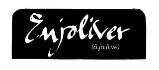 ENJOLIVER (Ã.JO.LI.VE) logo