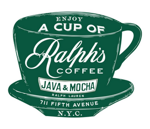 ENJOY A CUP OF RALPH'S COFFEE JAVA & MOCHA RALPH LAURENN.Y.C. logo