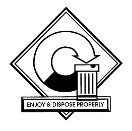 ENJOY& DISPOSE PROPERLY logo
