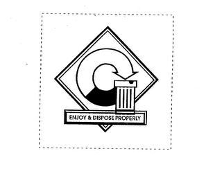 ENJOY & DISPOSE PROPERLY logo