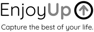 ENJOY UP CAPTURE THE BEST OF YOUR LIFE. logo