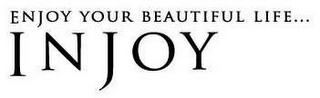 ENJOY YOUR BEAUTIFUL LIFE...INJOY logo