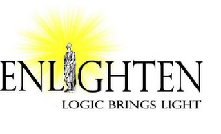 ENLIGHTEN LOGIC BRINGS LIGHT logo