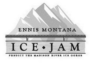 ENNIS MONTANA ICE JAM PREDICT THE MADISON RIVER ICE GORGE logo