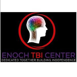 ENOCH TBI CENTER DEDICATED TOGETHER BUILDING INDEPENDENCE logo