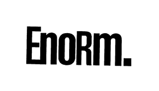 ENORM. logo
