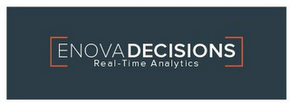 ENOVA DECISIONS REAL-TIME ANALYTICS logo