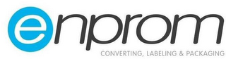 ENPROM CONVERTING, LABELING & PACKAGING logo
