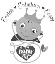 ENRICH ENLIGHTEN ENJOY BABY PHD VEGAN logo