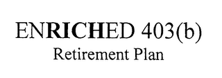 ENRICHED 403(B) RETIREMENT PLAN logo