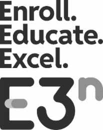 ENROLL. EDUCATE. EXCEL. E3N logo