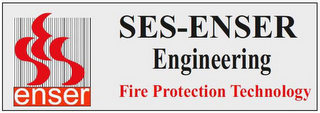 ENSER SES-ENSER ENGINEERING FIRE PROTECTION TECHNOLOGY logo