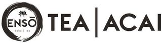 ENSO BOBA TEA ACAI logo