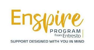 ENSPIRE PROGRAM FROM ENTRESTO SUPPORT DESIGNED WITH YOU IN MIND logo