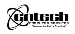 ENTECH COMPUTER SERVICES "ENCOMPASSING TODAY'S TECHNOLOGY" logo