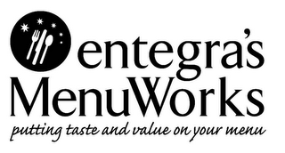 ENTEGRA'S MENUWORKS PUTTING TASTE AND VALUE ON YOUR MENU logo