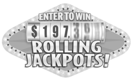 ENTER TO WIN ROLLING JACKPOTS! 19736 logo