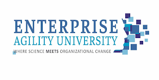 ENTERPRISE AGILITY UNIVERSITY WHERE SCIENCE MEETS ORGANIZATIONAL CHANGE logo