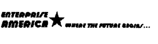 ENTERPRISE AMERICA WHERE THE FUTURE BEGINS... logo