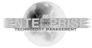 ENTERPRISE TECHNOLOGY MANAGEMENT GLOBE AND DESIGN logo