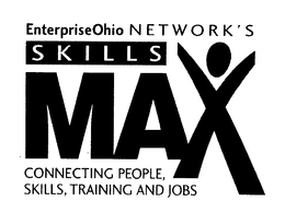 ENTERPRISEOHIO NETWORK'S SKILLSMAX CONNECTING PEOPLE, SKILLS, TRAINING AND JOBS logo